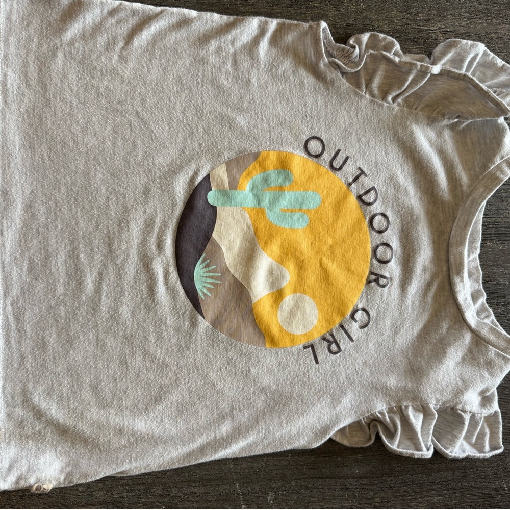 Bear Paw Outdoor Adventure Kids Gray T-Shirt